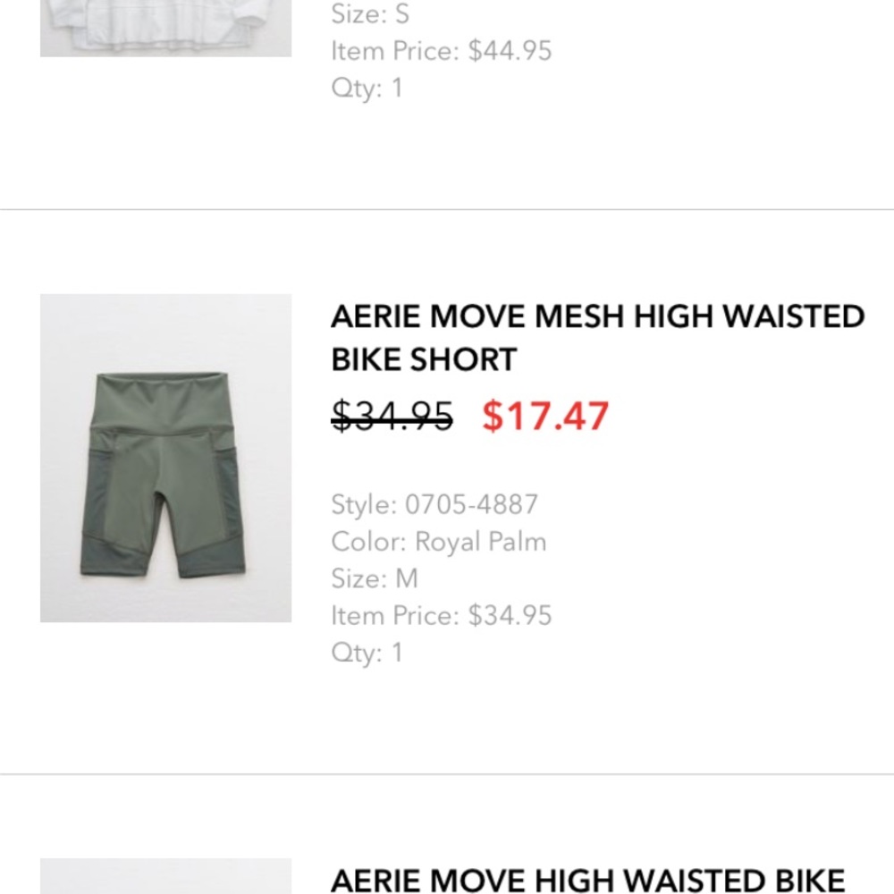 Aerie Bike Short